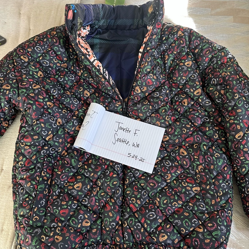 Farm Rio Women's Multicolor Patterned Jacket - Picture 2 of 2